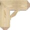 Ekena Millwork Funston Craftsman Rough Sawn Bracket w/ Offset Brace, Douglas Fir, 8"W x 18"D x 18"H BKT0806X18X18FST04RDF - alternate 3